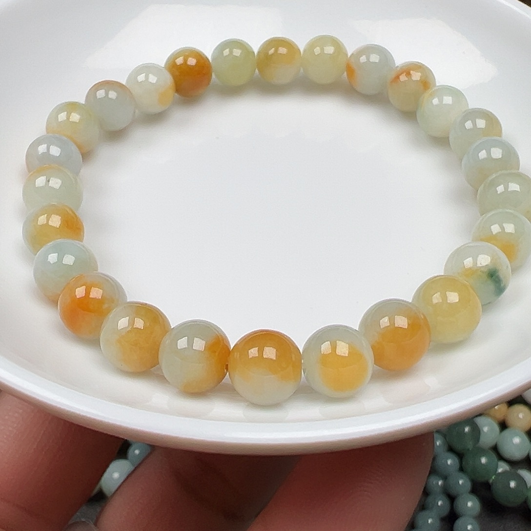 翡翠手链未镶嵌小*蜂货主老华