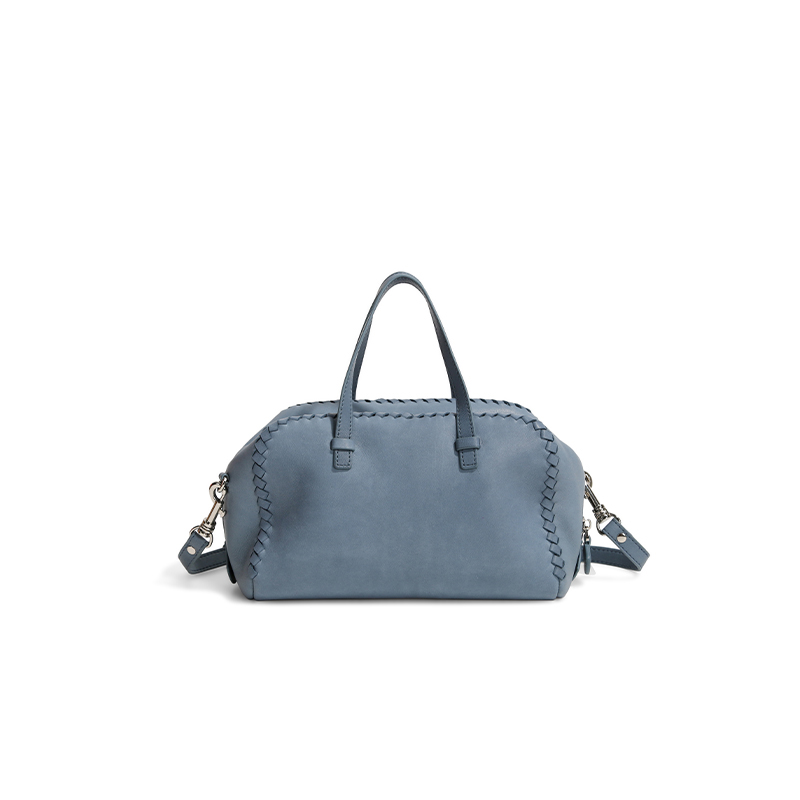 苯染羊皮编织手提单肩包 10173-1