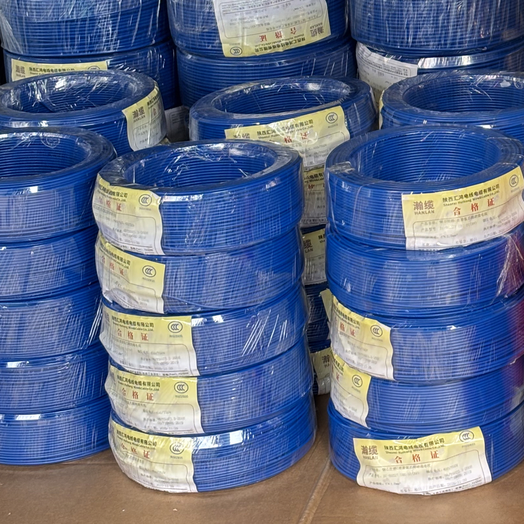 6平方的电线国标纯铜单芯硬线家装阻燃铜芯线耐火