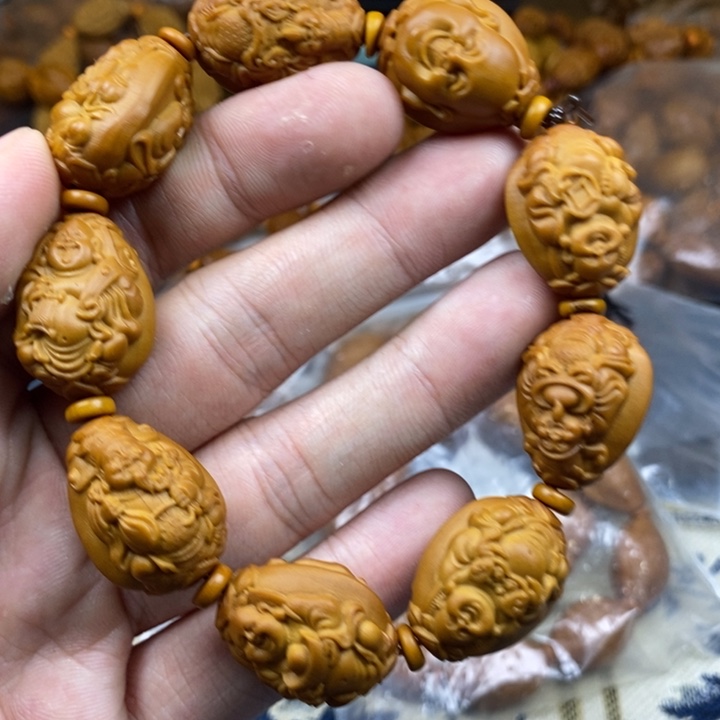 橄榄核手串/手链橄榄核雕工艺手串