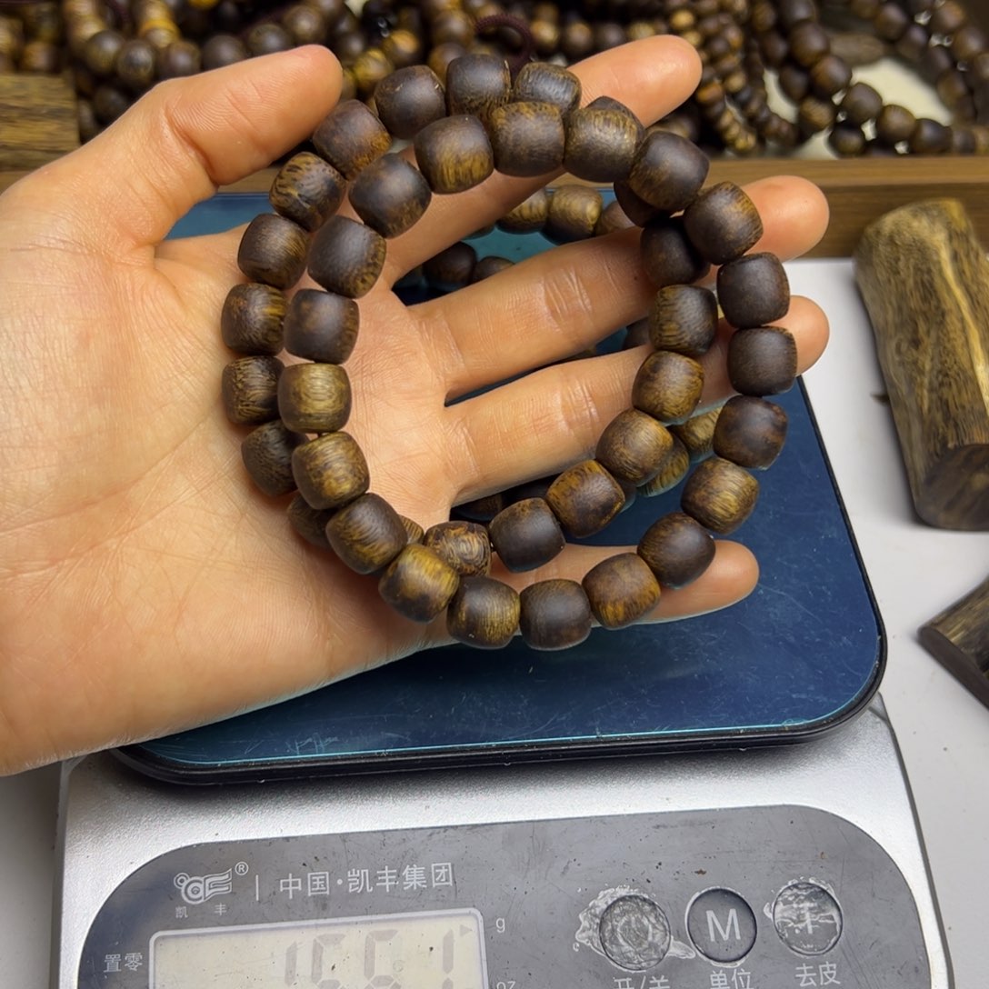 沉香沉香碎屑1.0鼓珠沉水浮