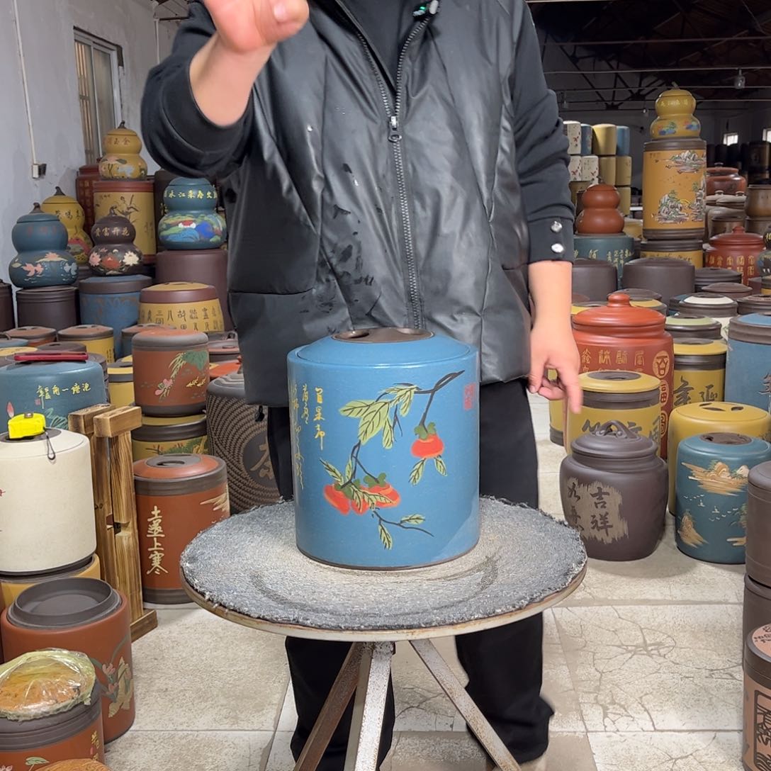 紫砂茶叶罐茶叶罐