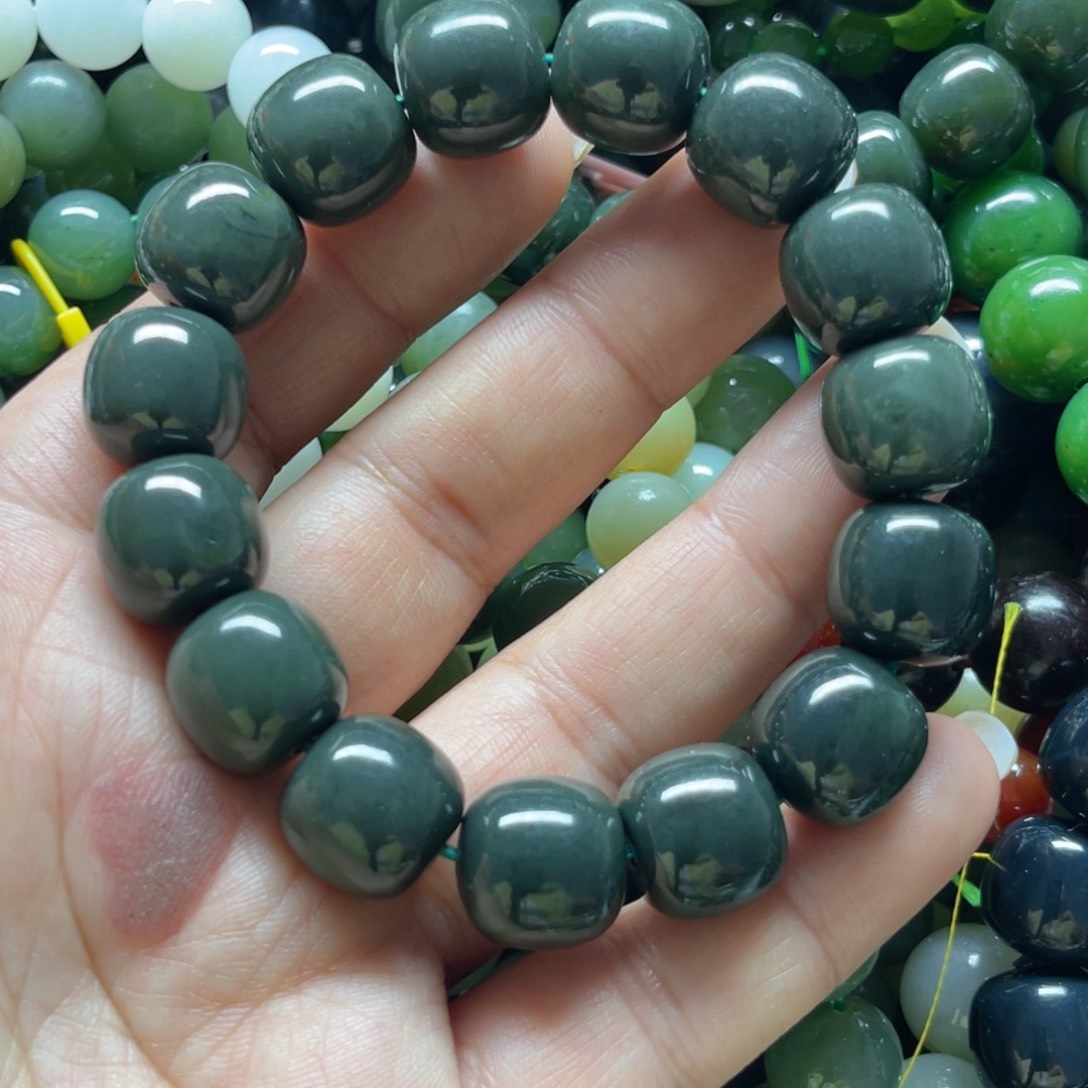 和田玉手链未镶嵌