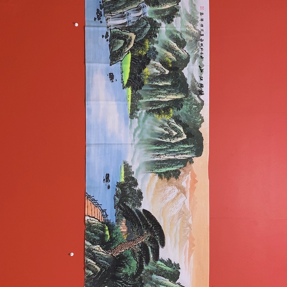 国画山水花鸟国画作品