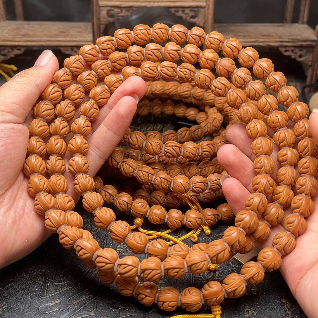 桃核吊坠大肠薄挂