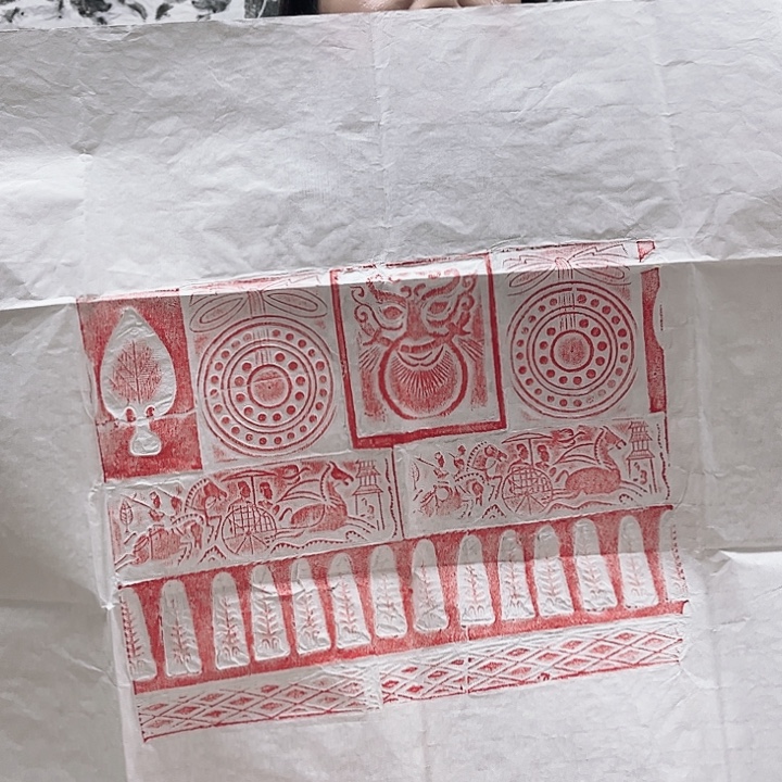 拓片用纸其他汉砖拓片