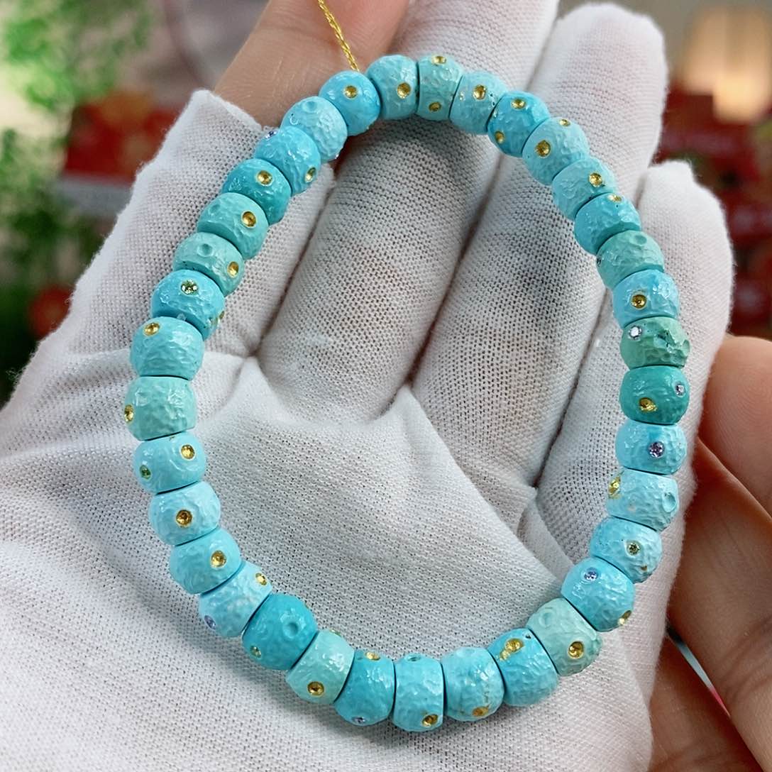 绿松石珠宝奇石未镶嵌