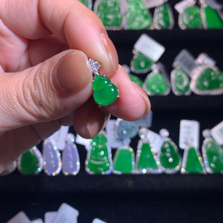 【闪购商品】银S925镶嵌戒指翡翠