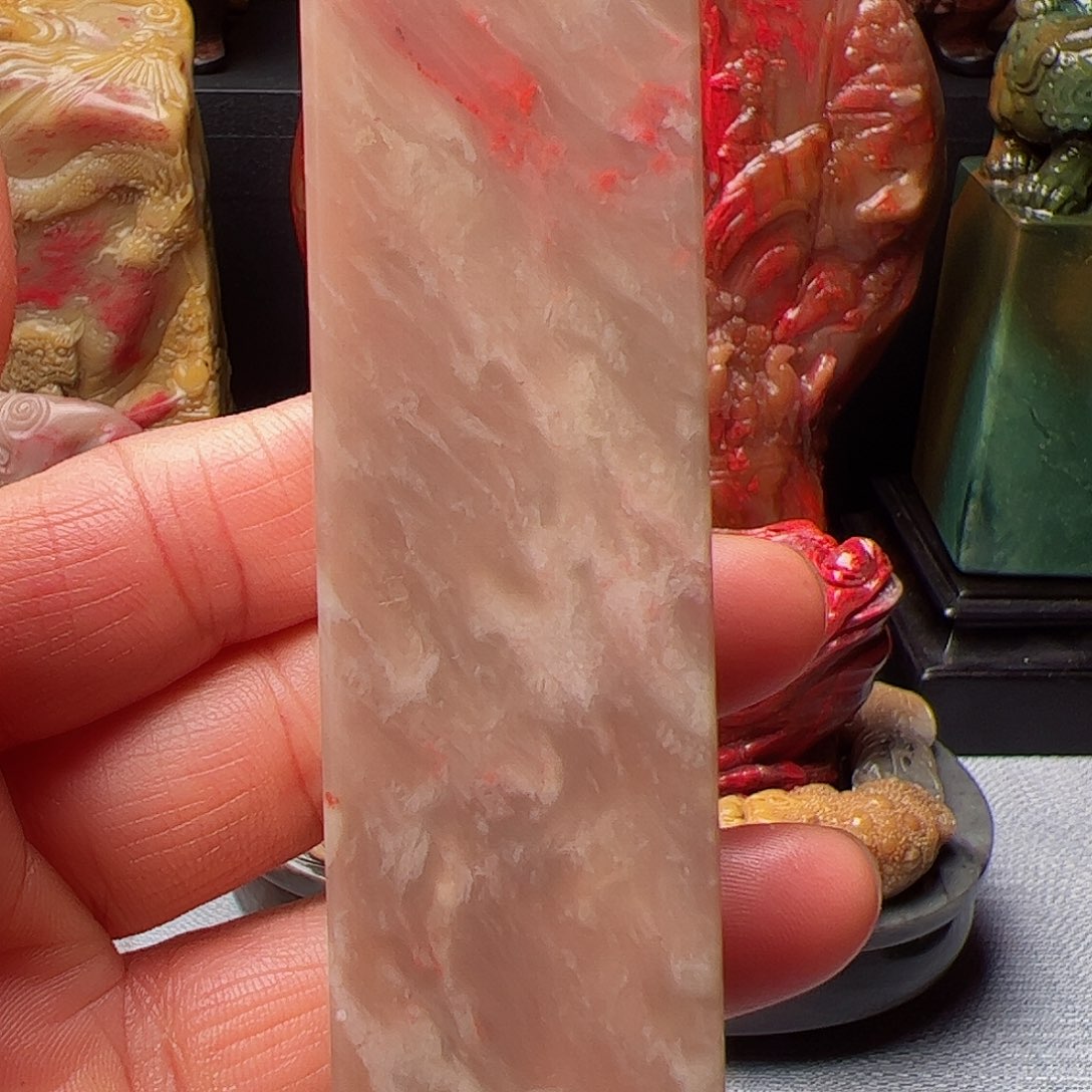 昌化石故***生昌化鸡血石印章