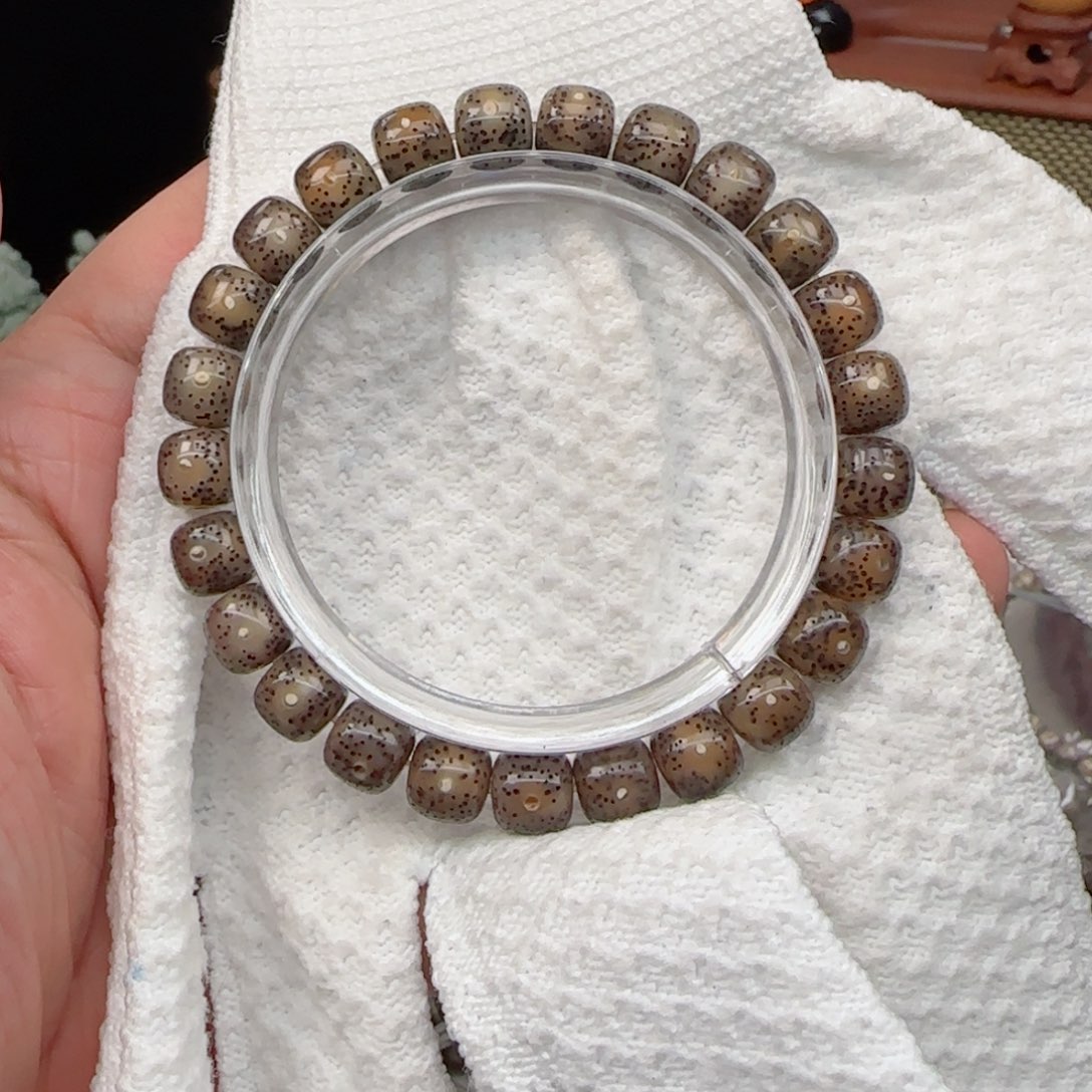 星月菩提手串冰糖火烧云9*8