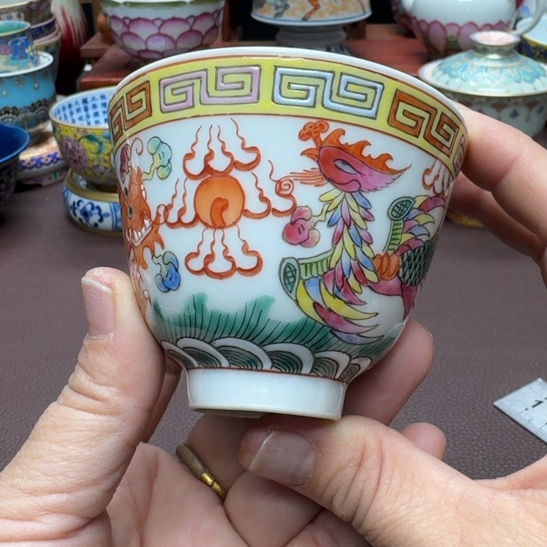 瓷片景德镇仿古手工制作精品展示