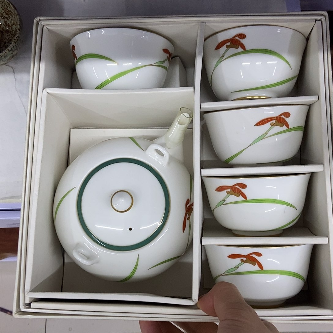 紫砂茶盏香蓝社套