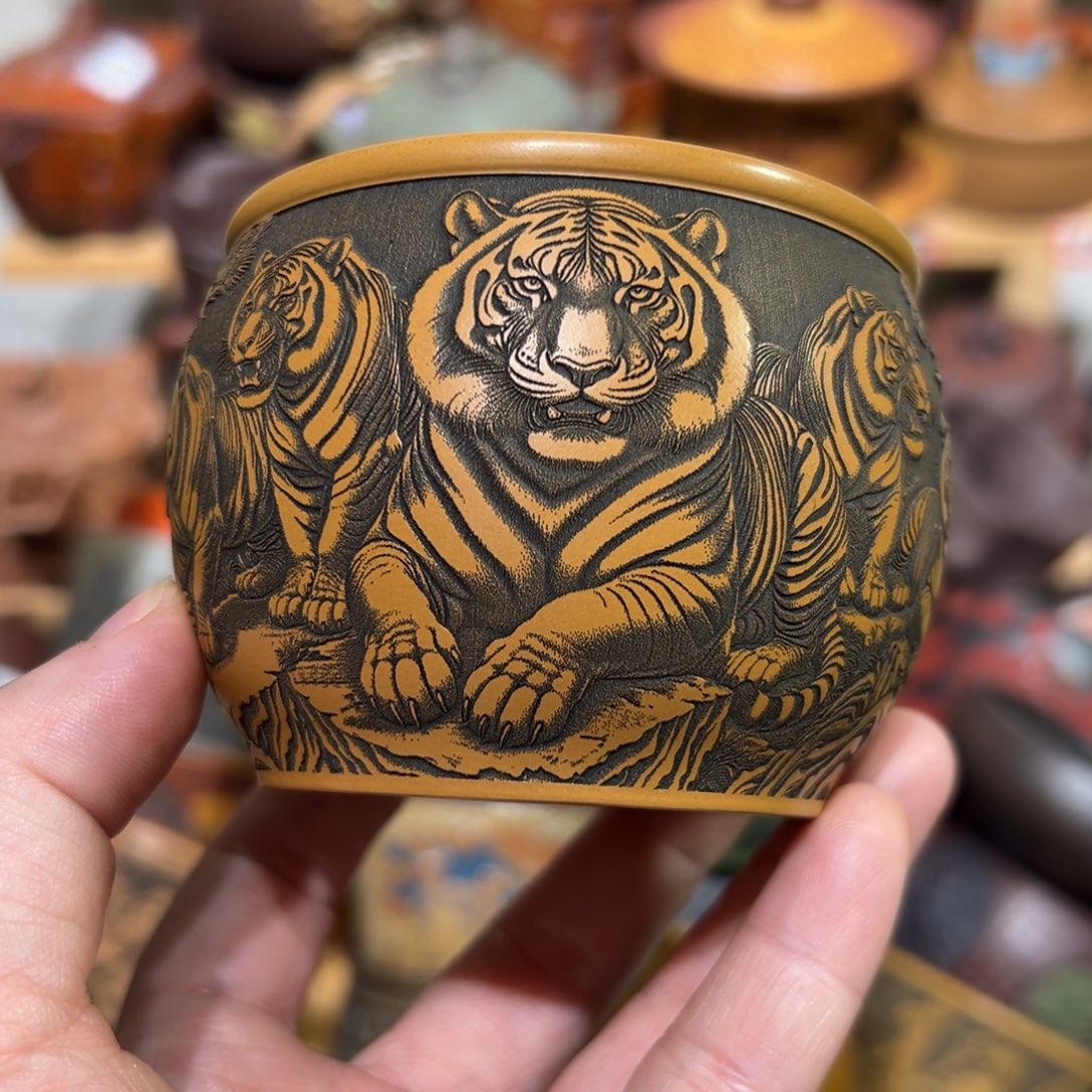 紫砂茶杯宜兴紫砂主人杯