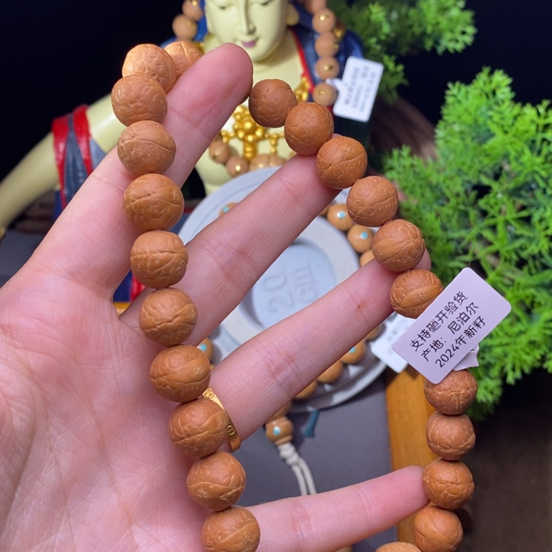 凤眼菩提手串12.5➕素手持