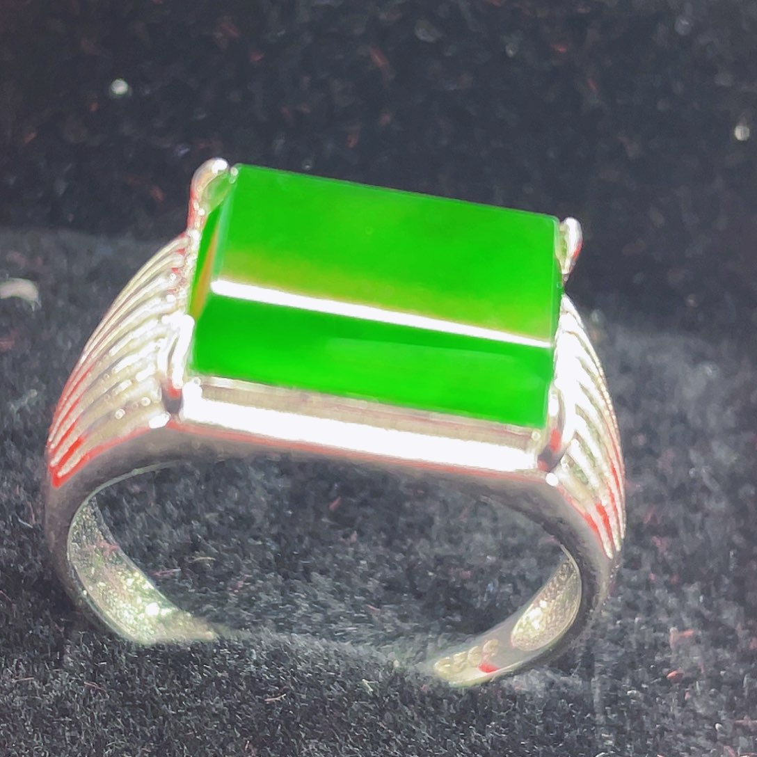 翡翠吊坠(不含链)银S925镶嵌