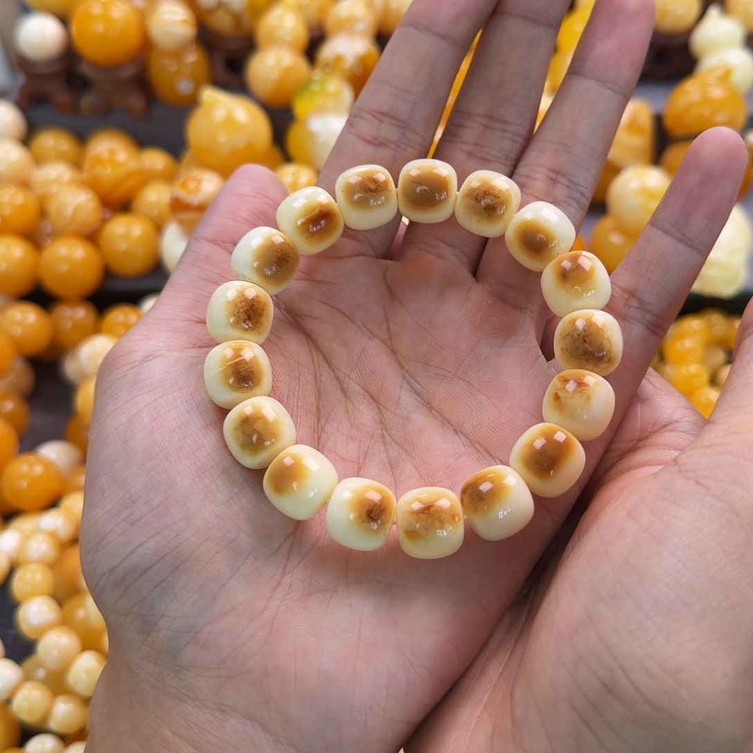 琥珀未镶嵌珠宝奇石13mm同料