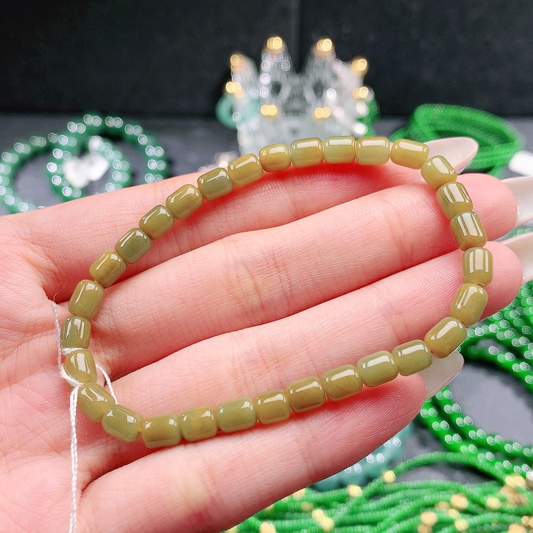 翡翠未镶嵌手链手链
