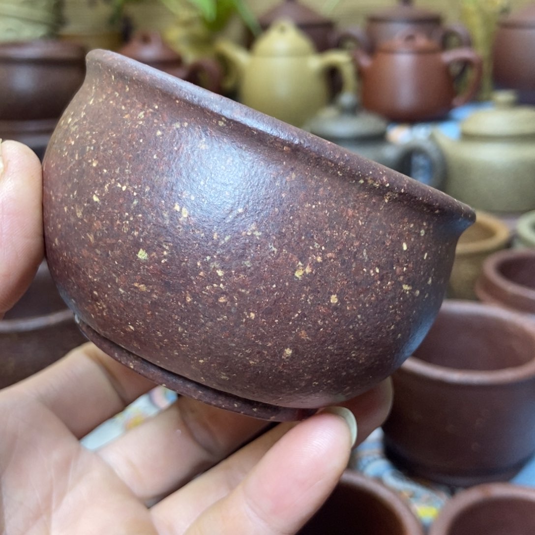 茶杯紫砂16目手工泥160毫升