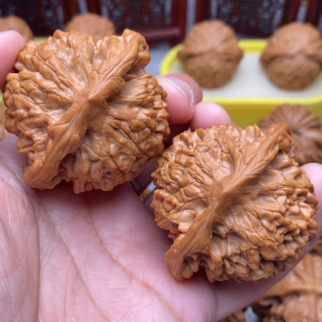 文玩核桃把件全品毕业官帽49+尺