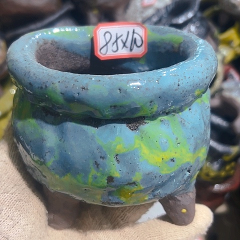 粗陶花盆手工花盆