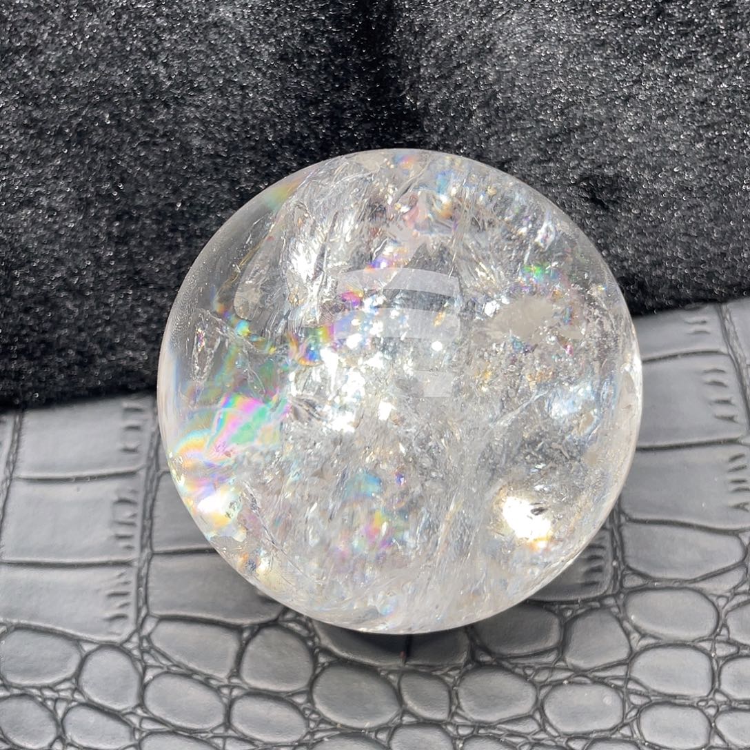 悦****珠宝半成品水晶未镶嵌微瑕6.5