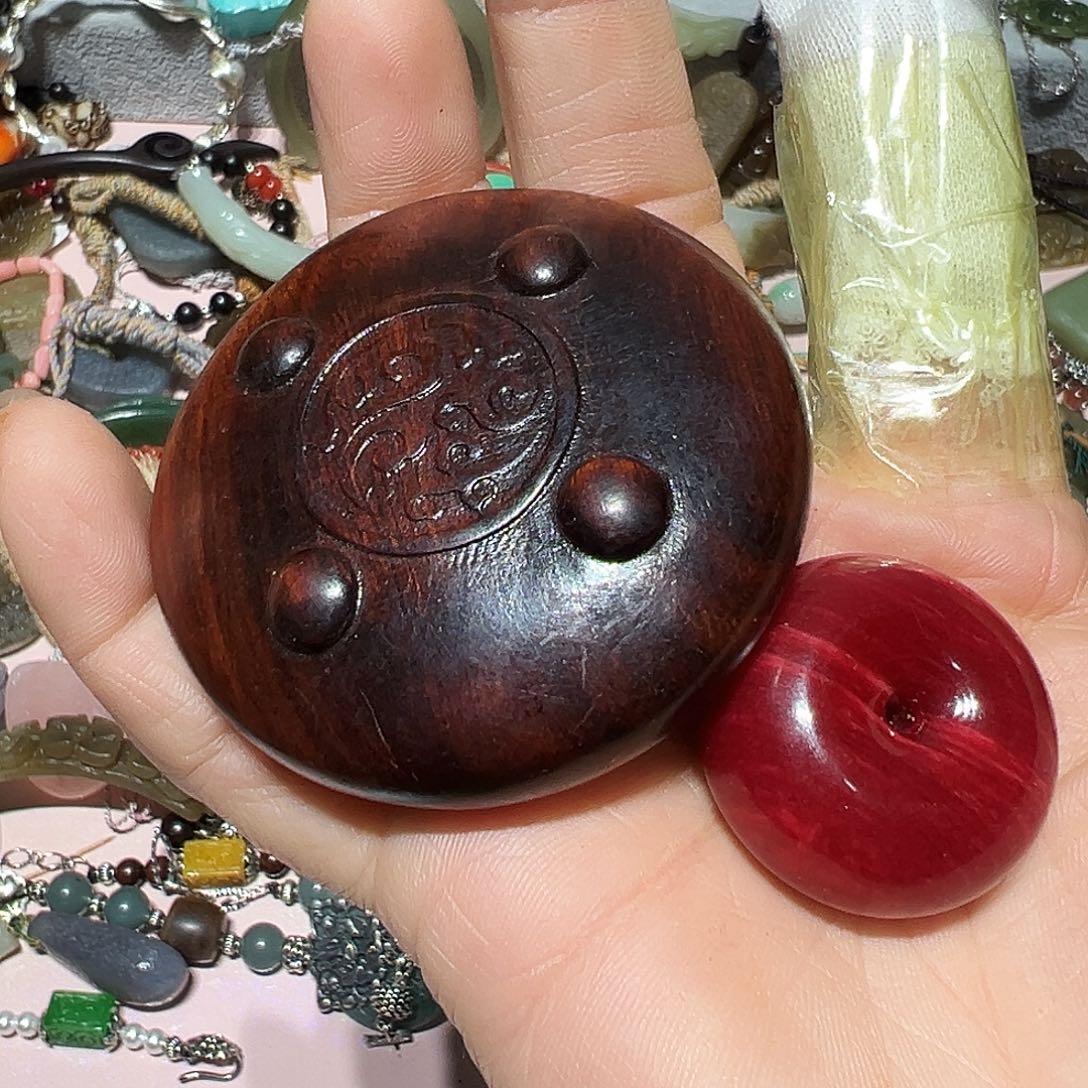 无事牌非洲檀香手把件手把件手把件手把件