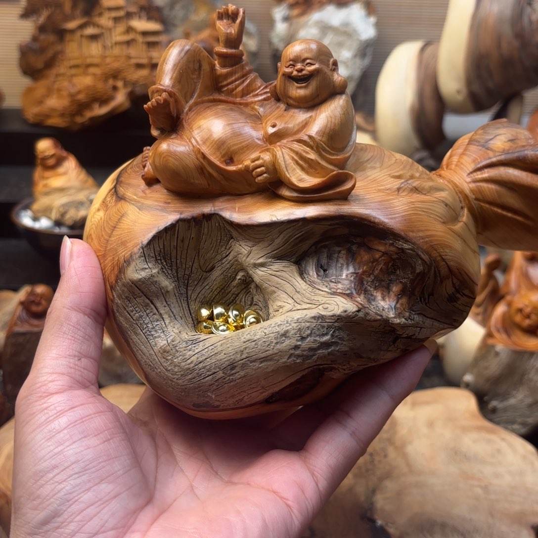 满***鑫柏木太行崖柏手工雕刻