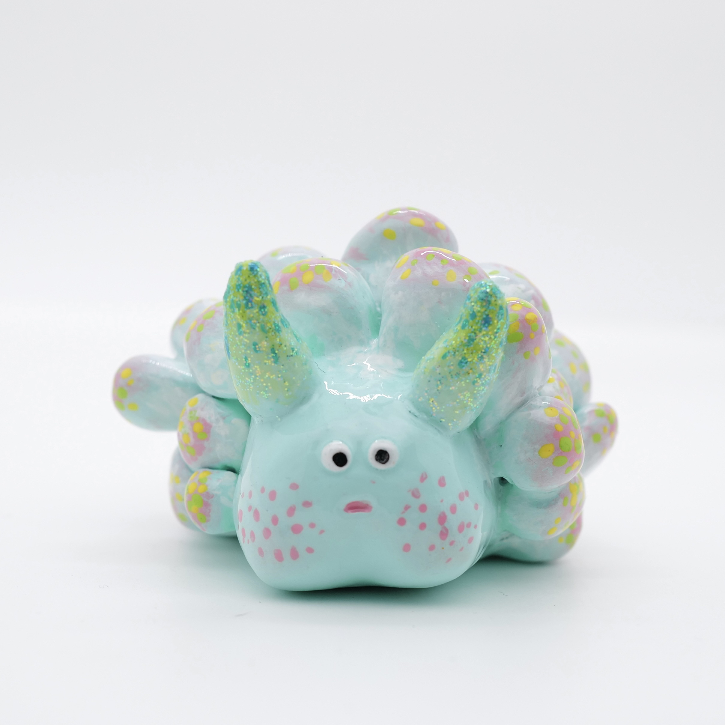 王甜心摆件《多肉宝宝》艺术作品，手工绘制，仅一件