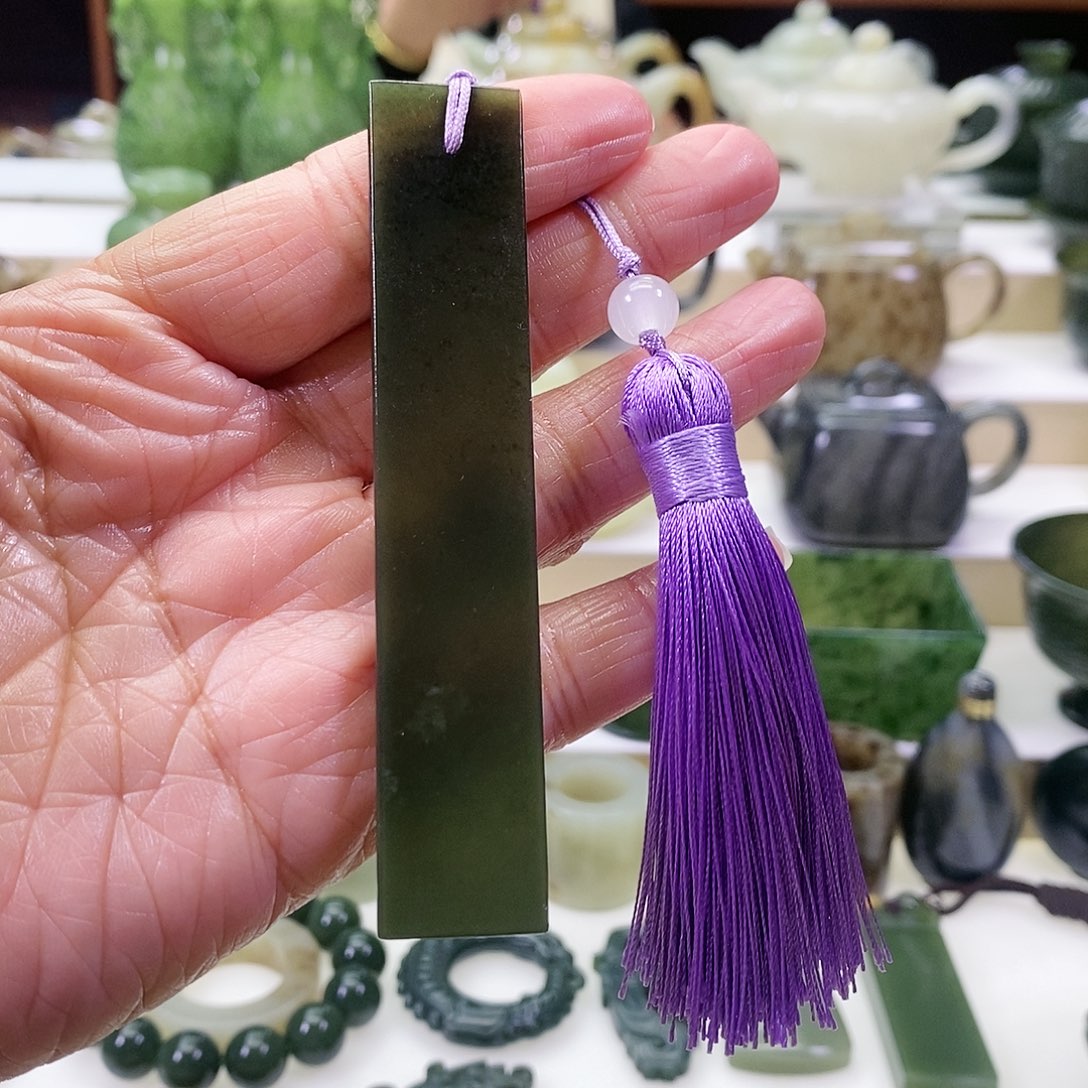 和田玉书签未镶嵌