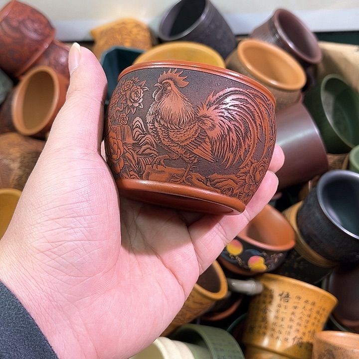 茶杯紫砂全手工紫砂主人杯