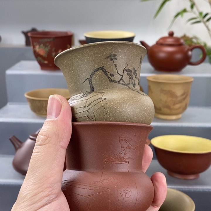 宜兴紫砂手工主人杯