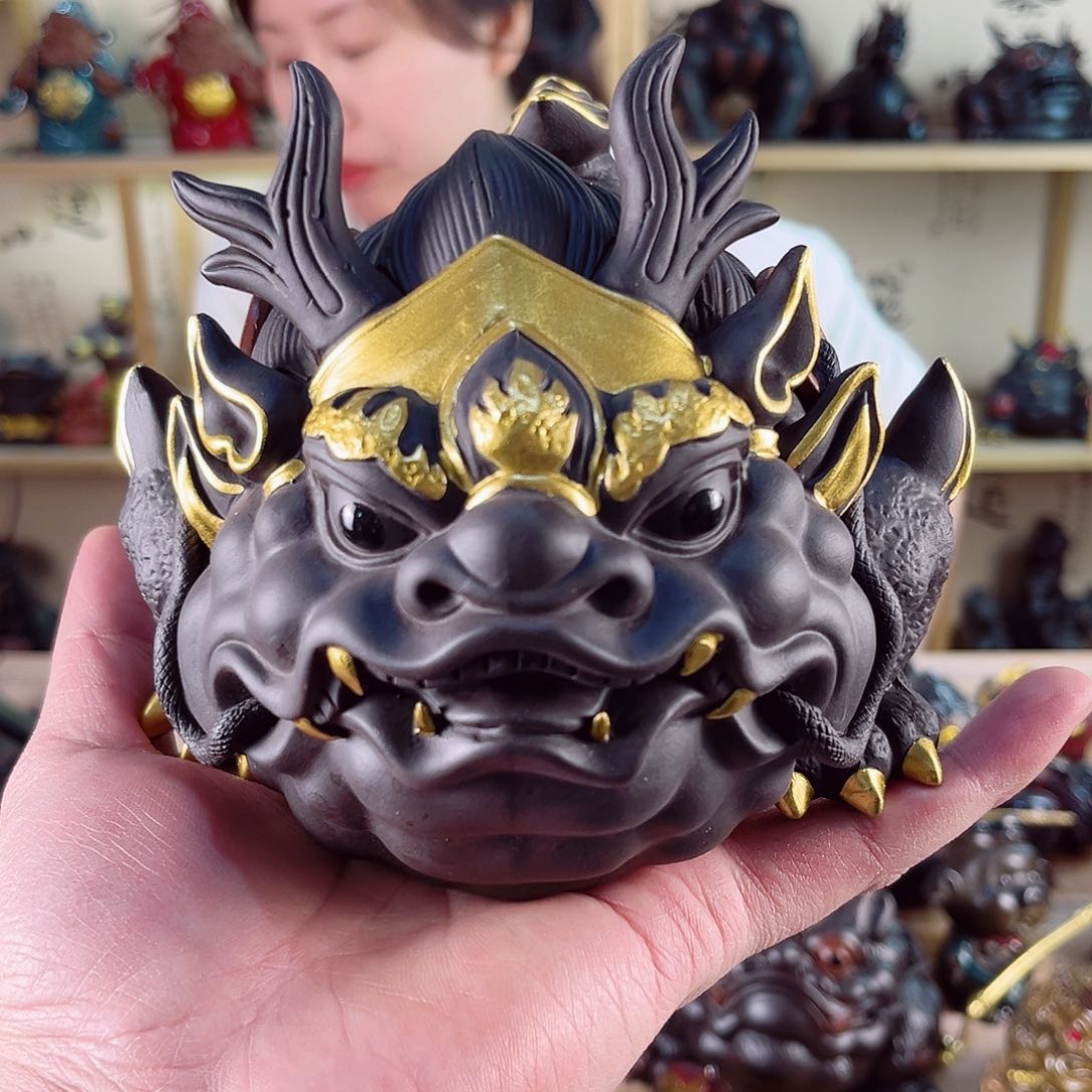 紫砂茶宠紫陶树脂茶宠摆件