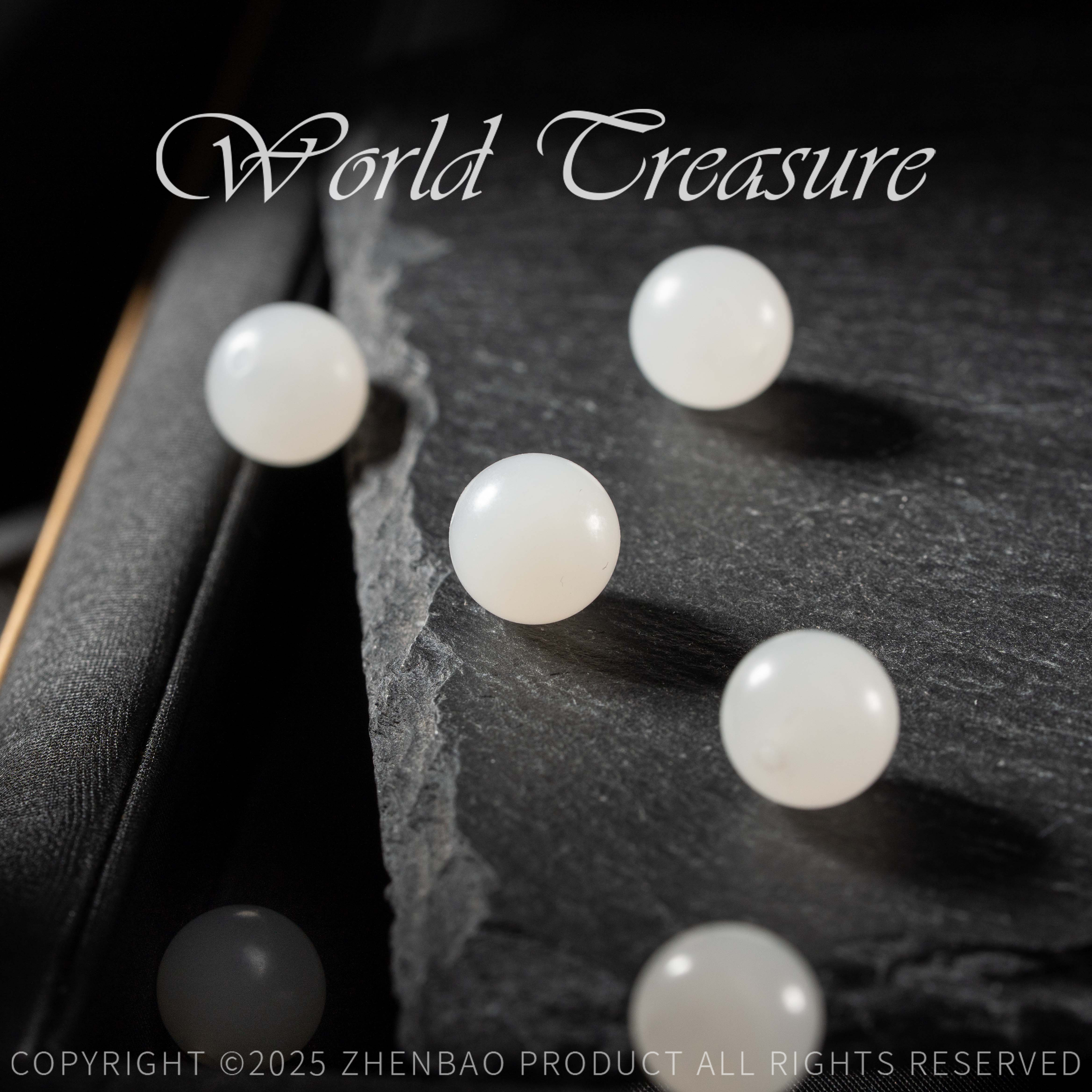 【韵洁珠宝】和田玉于阗圆珠单珠9mm+/Z2203/多样性发一件