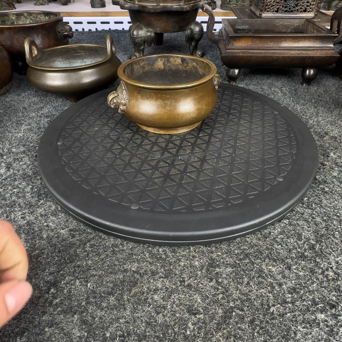 蹦***团铜胎双耳天际香炉