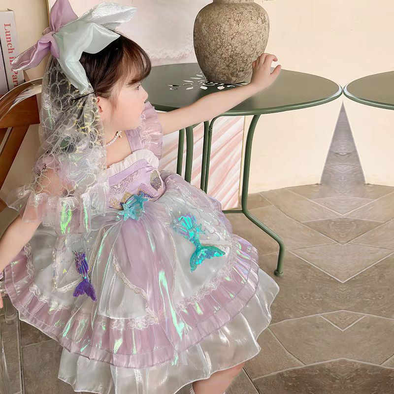 女显白连衣裙公主裙宝宝蝴蝶结童装吊带夏季连衣裙女童