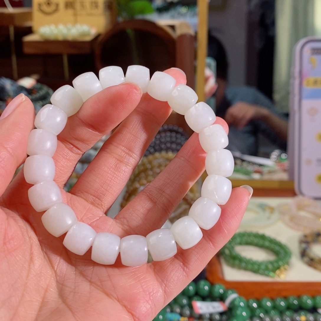 和田玉手串多样性拍一发一未镶嵌