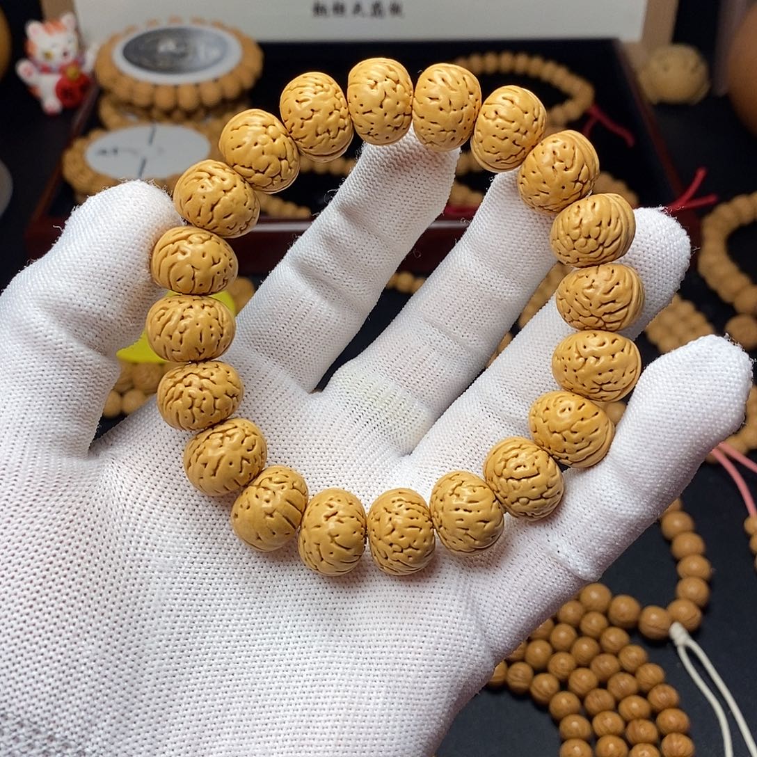 小***茄桃核手串桃核手串