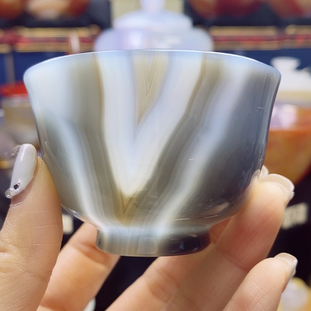 未镶嵌主人杯玛瑙/玉髓