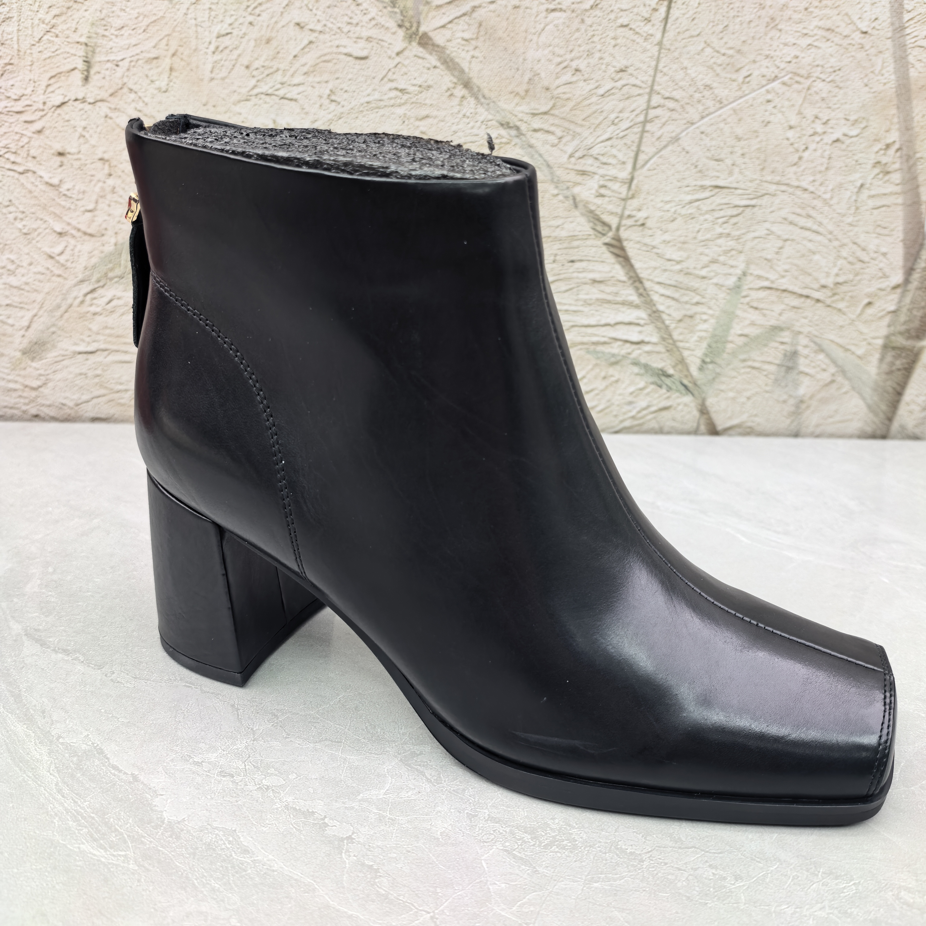 短靴女女靴子（牛皮）女 36532