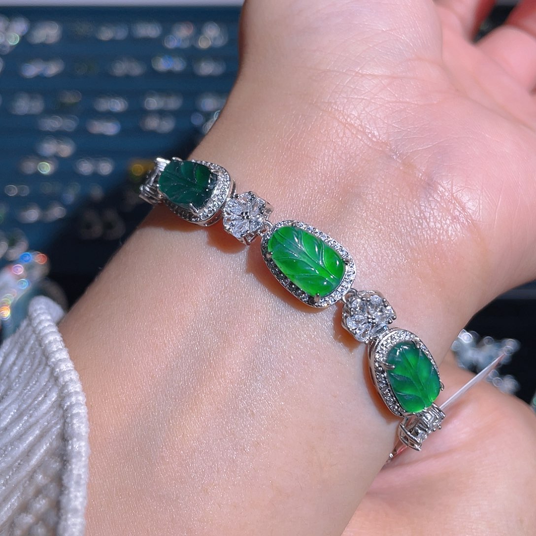 未镶嵌手链翡翠手链