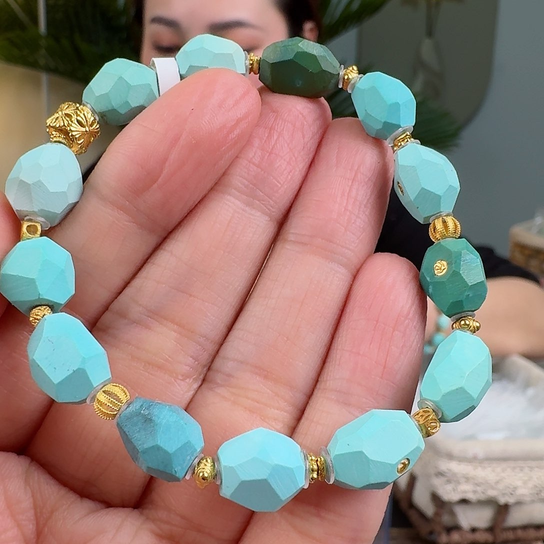 绿松石珠宝奇石未镶嵌