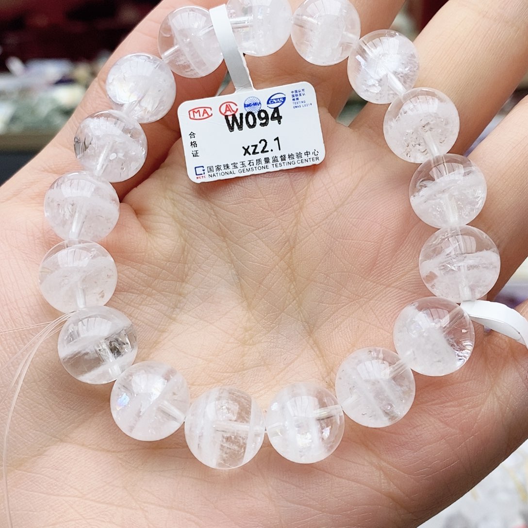 水晶手链未镶嵌W094白幽灵