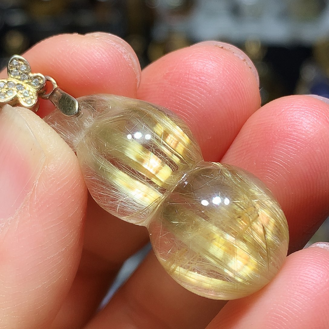 水晶珠宝半成品银S925镀金镶嵌定制款