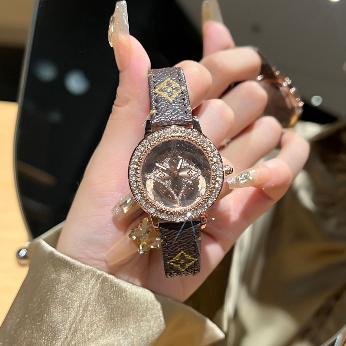 女士气质腕表复古小巧设计潮流百搭手表
