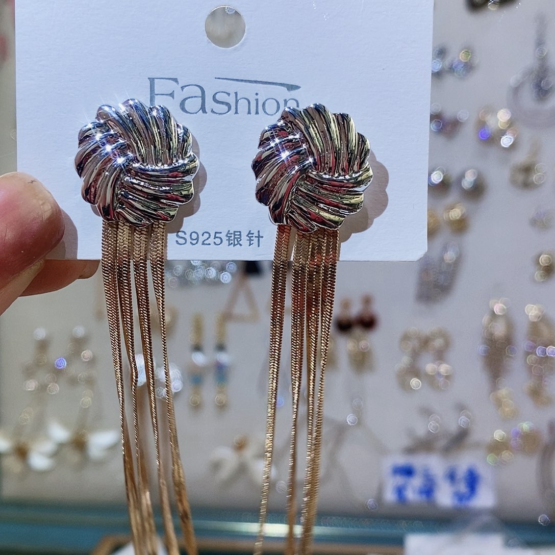 耳饰银S925镶嵌淡水珍珠