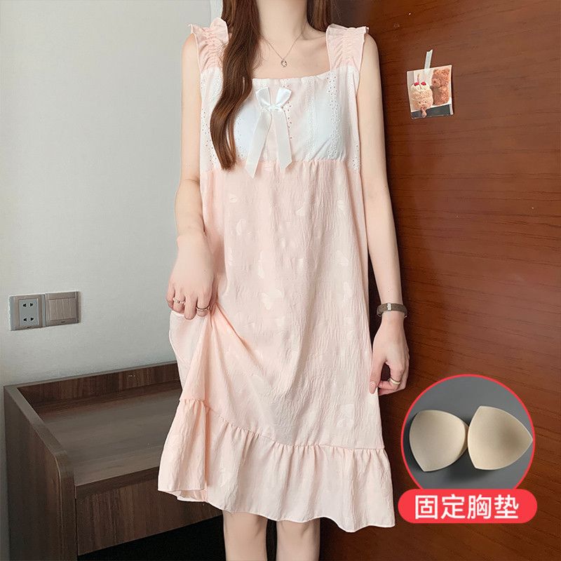 【夜魅睡衣】中式辣妹性感睡衣高开叉旗袍性感网纱睡裙8211