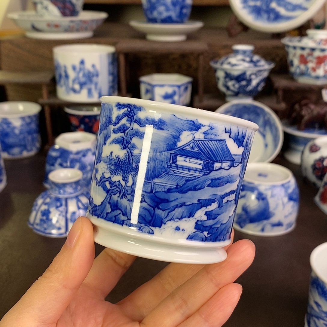 景德镇陶瓷手工手绘