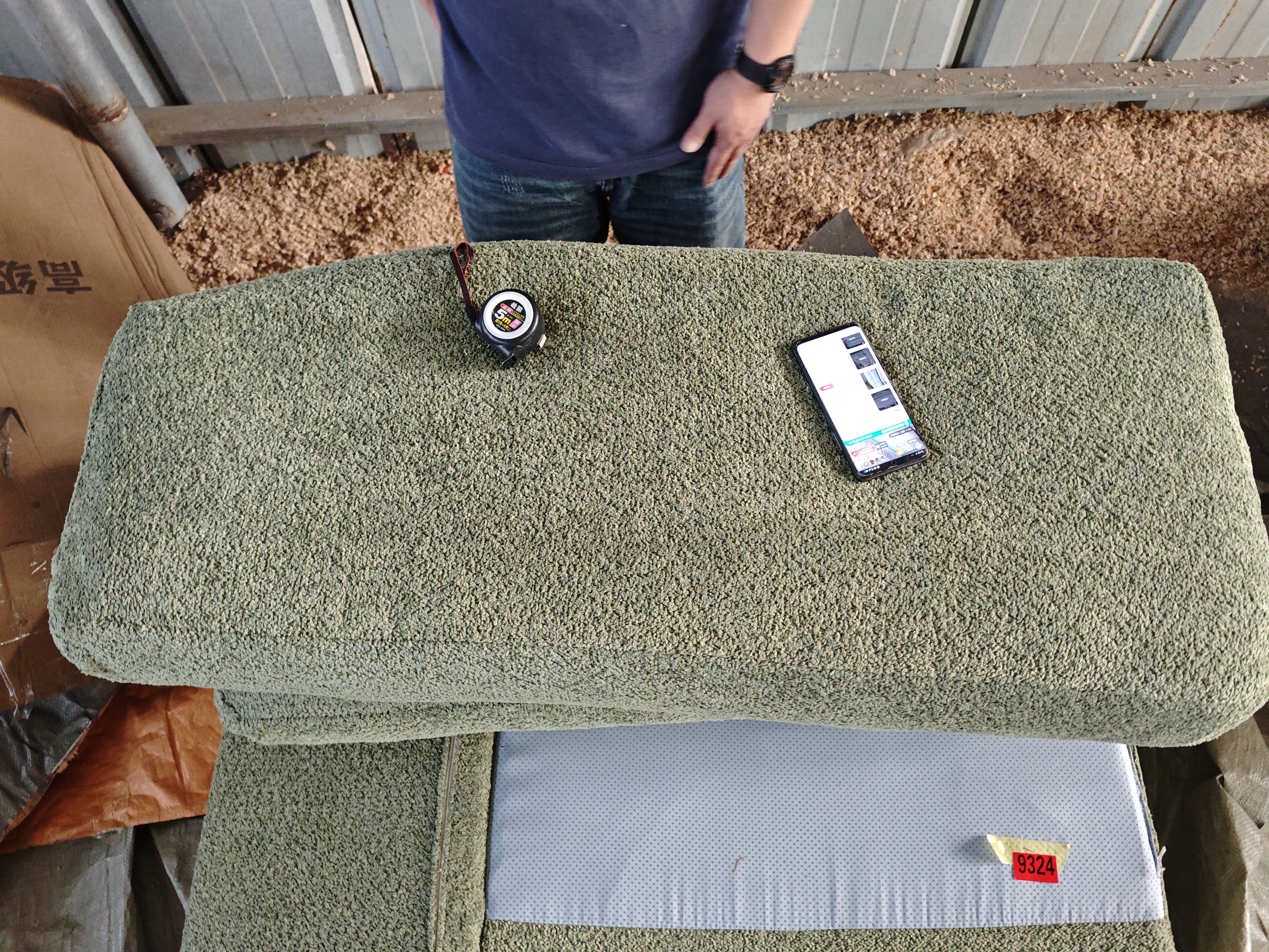 沙发 软包 布艺 115*50 瑕疵无售后 源9338