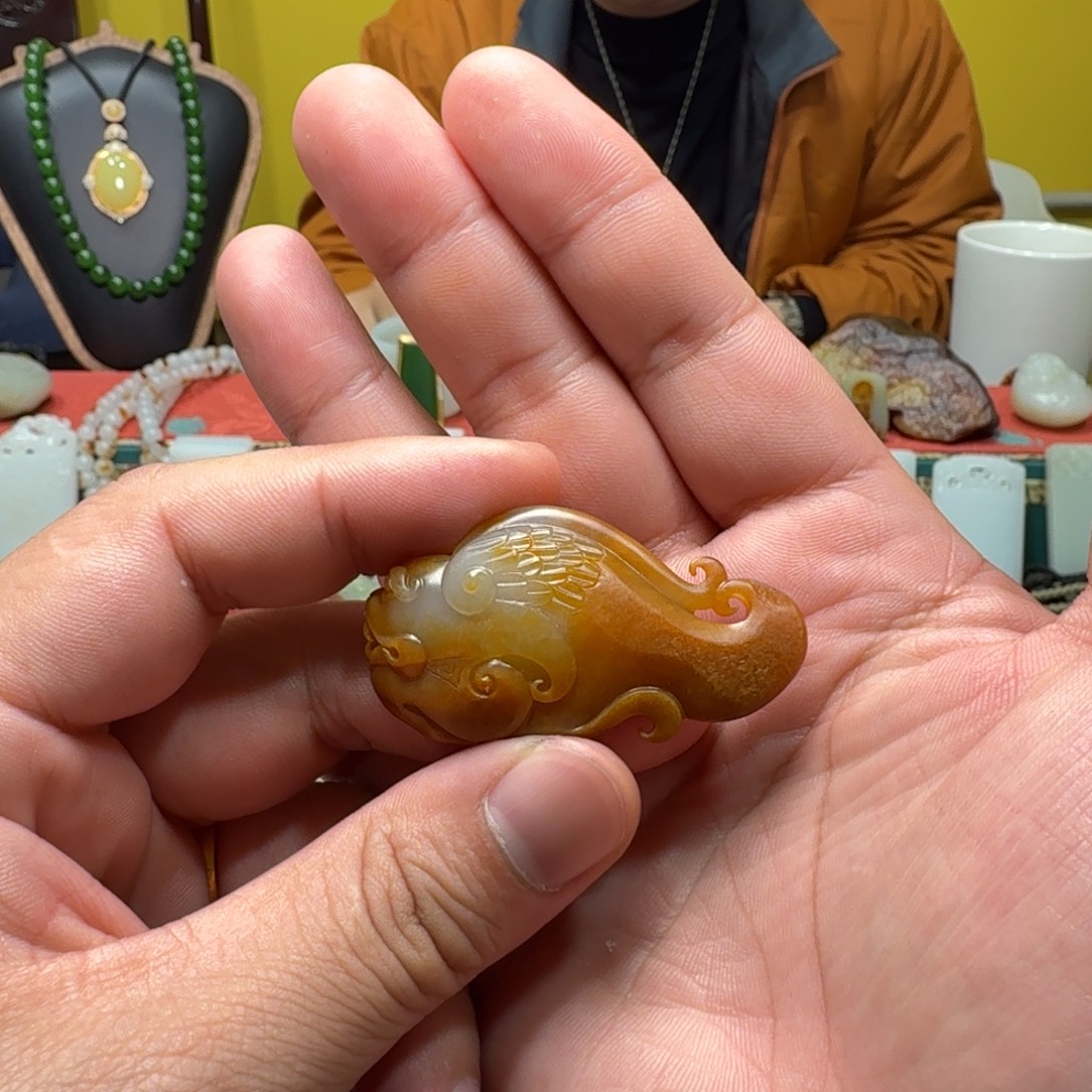 和田玉未镶嵌吊坠(不含链)