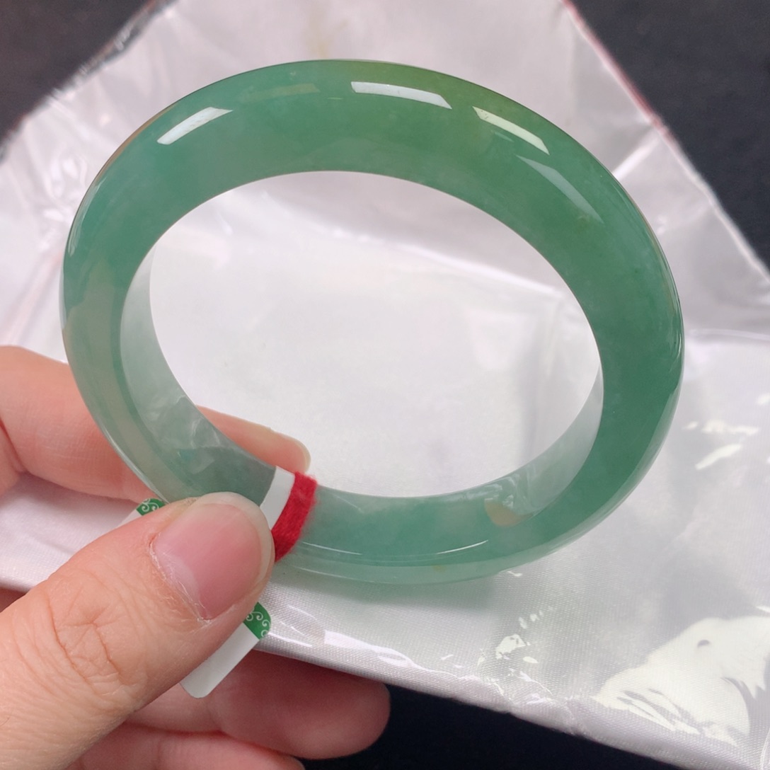 未镶嵌手镯翡翠缅甸天然翡翠手镯55